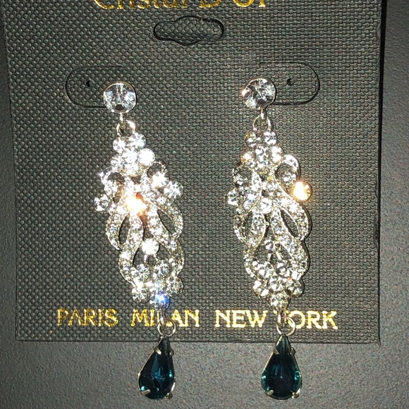 Prom/Pageant/Bridal Earrings - Picture 1 of 2